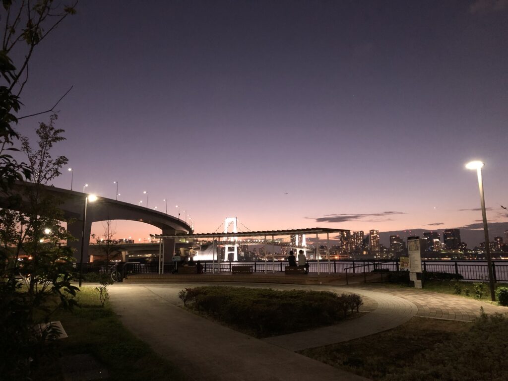 有明北緑道公園の全体像