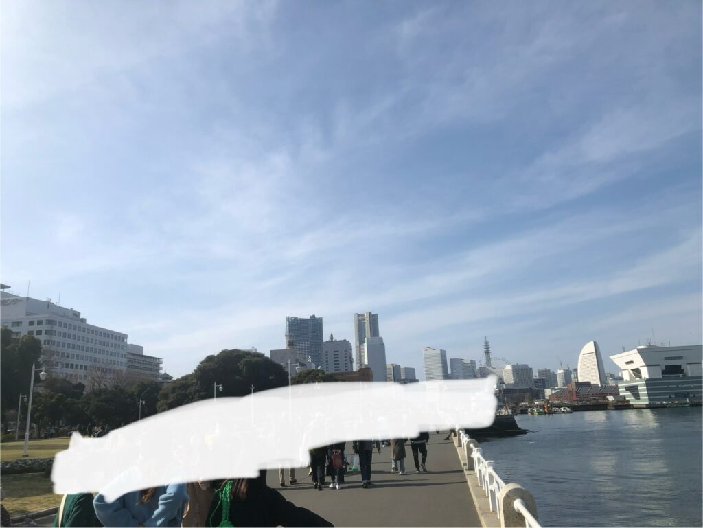 山下公園の雰囲気(日中)