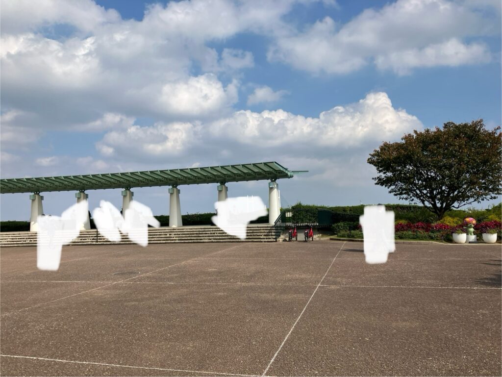 港の見える丘公園の展望台の様子(日中)