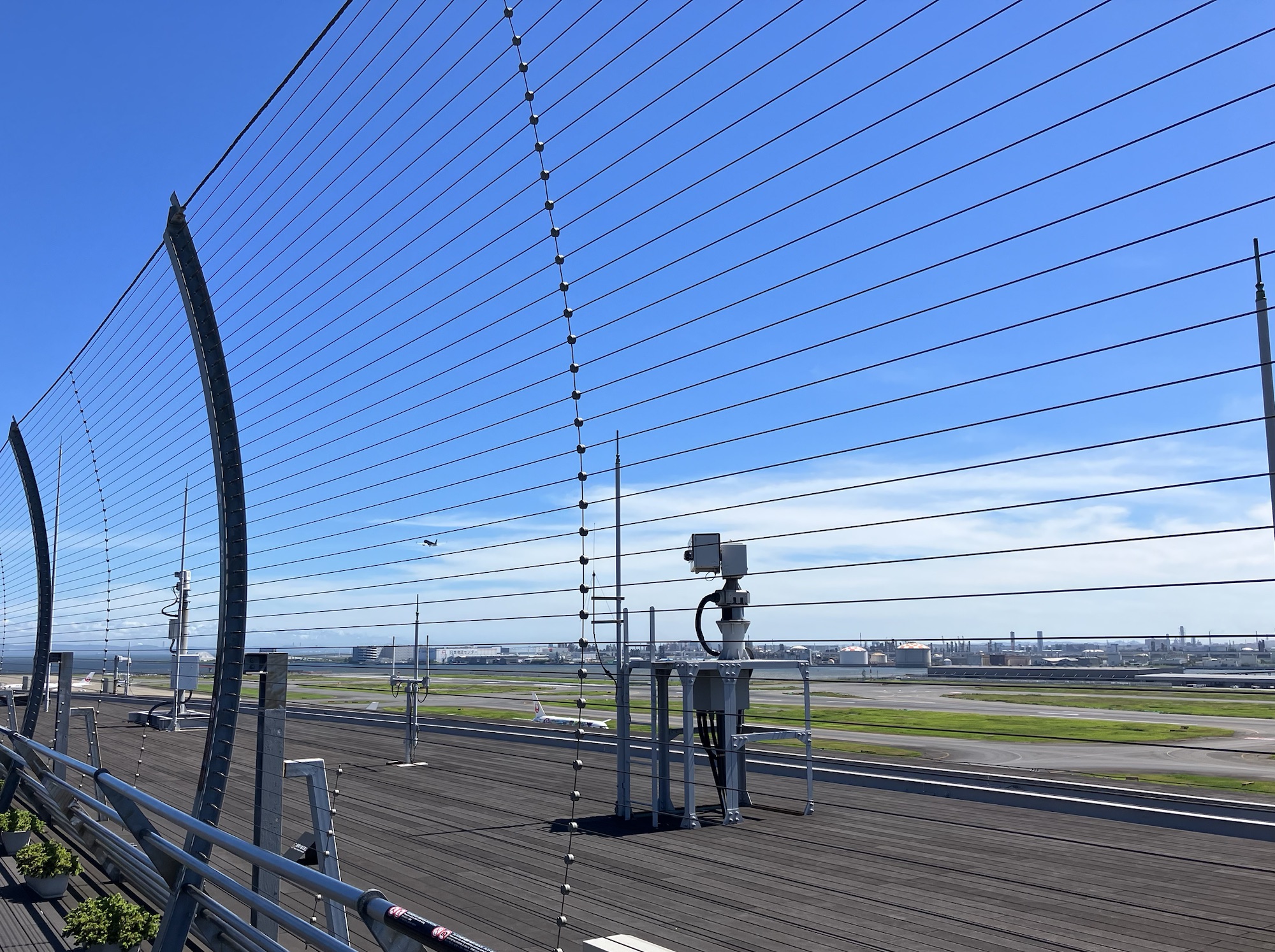 羽田空港の屋上