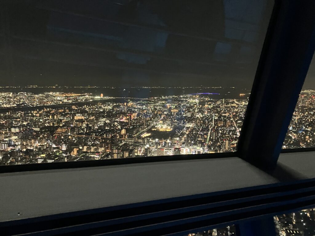 東京湾、ゲートブリッジ、ディズニーなどの夜景