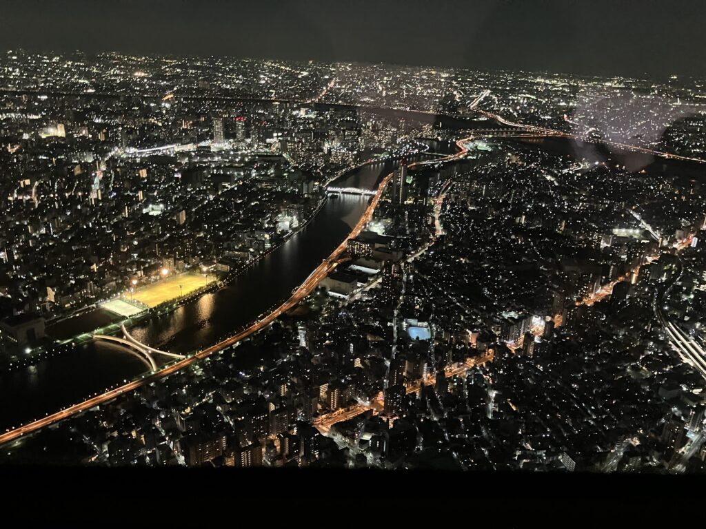 北千住方面の夜景