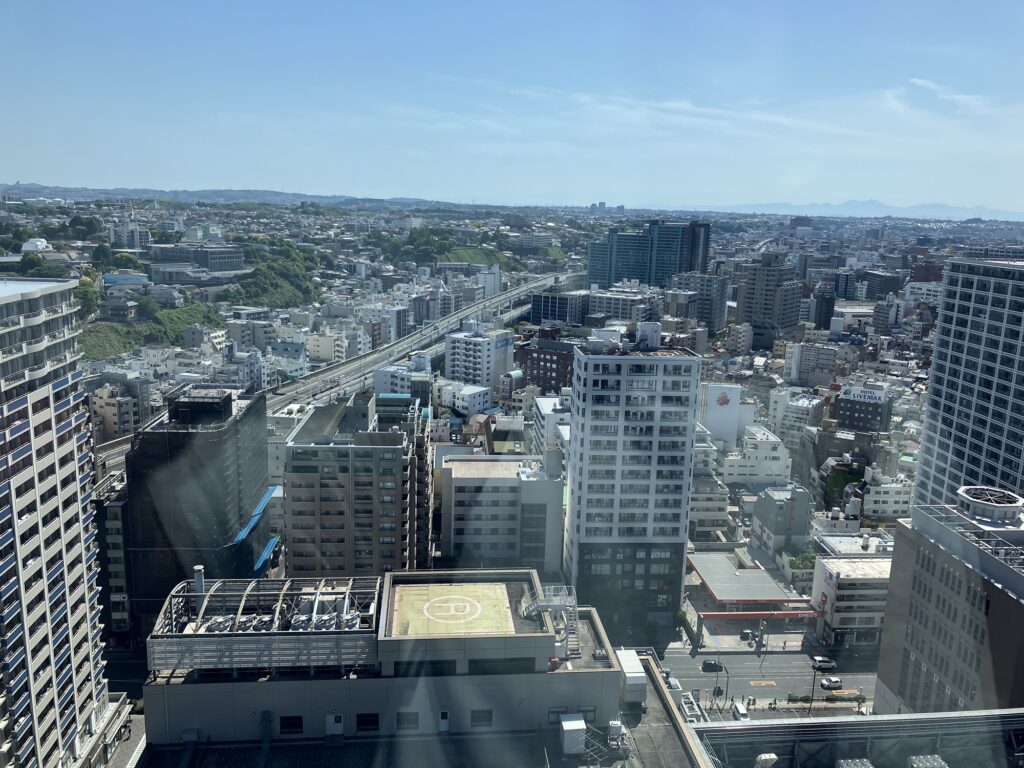 日中の関内方面の景色