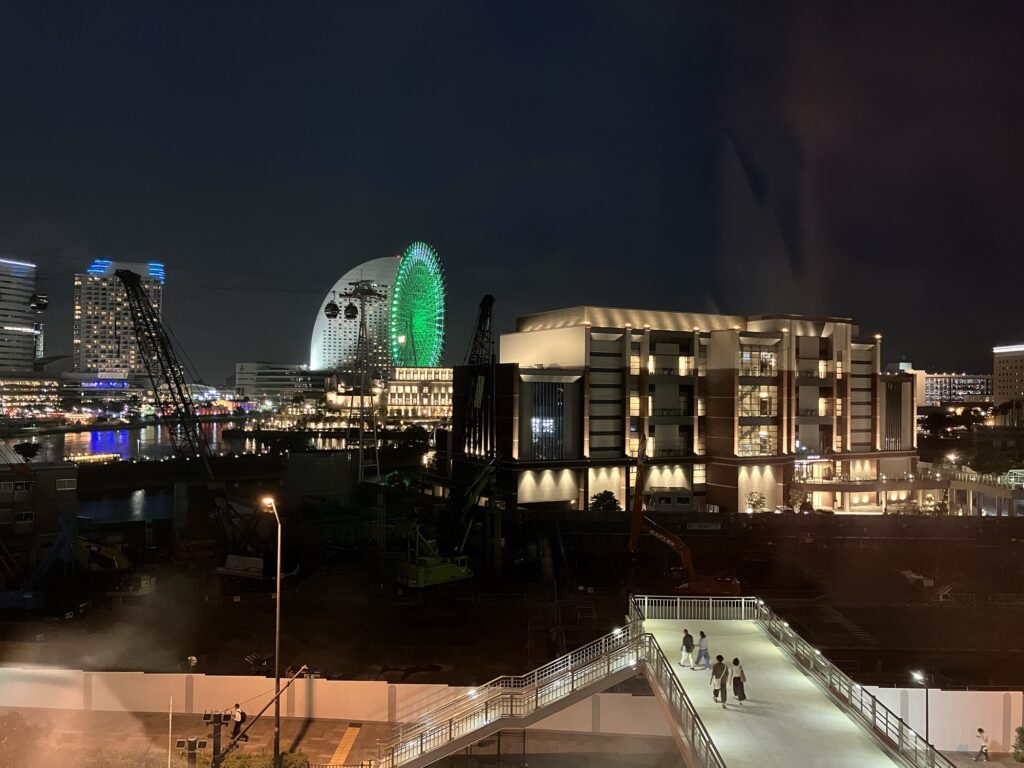 コスモワールド方面の夜景