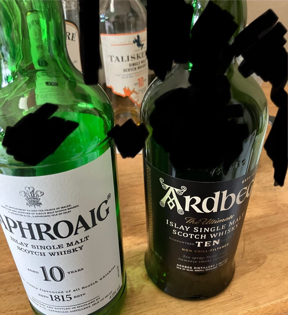 ウイスキーの酒瓶2
