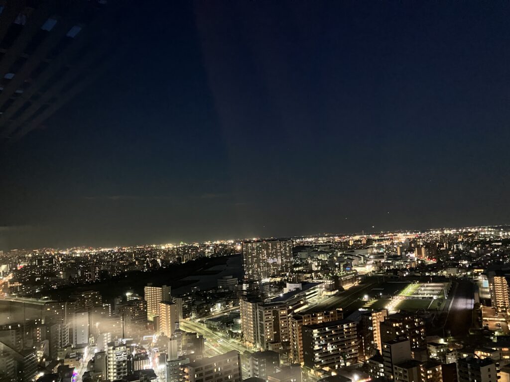 川崎競馬場、多摩川周辺(夜景)