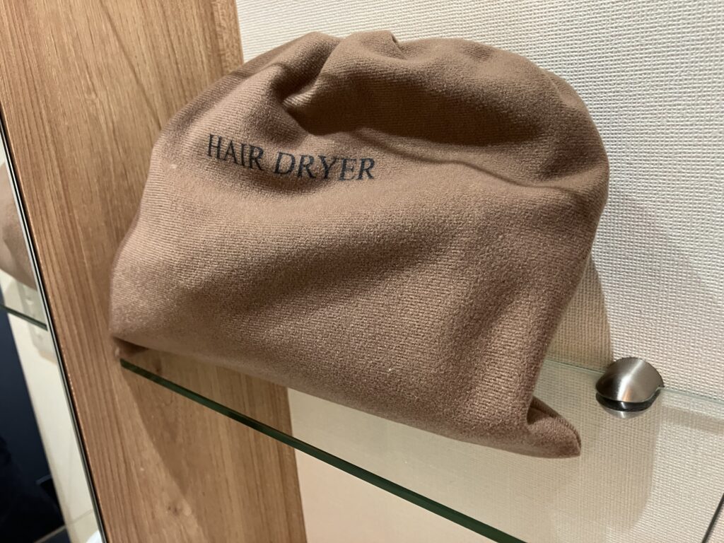 客室のドライヤー