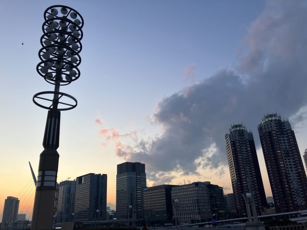 夢の大橋から夕焼け空