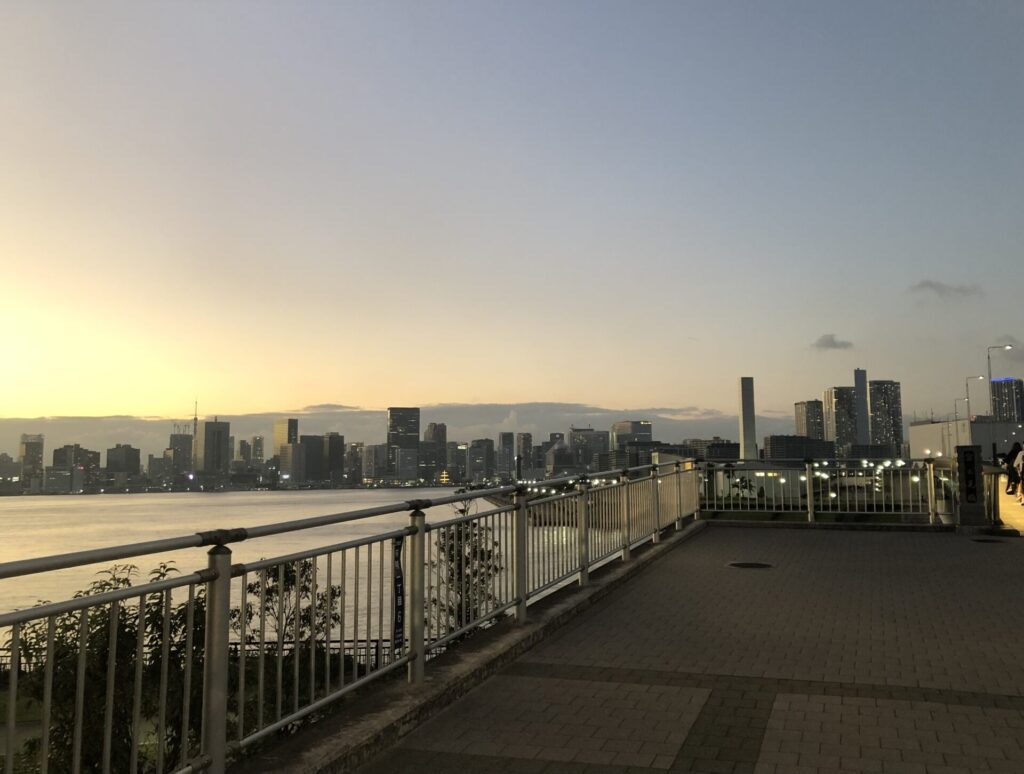 富士見橋から芝浦方面を望む