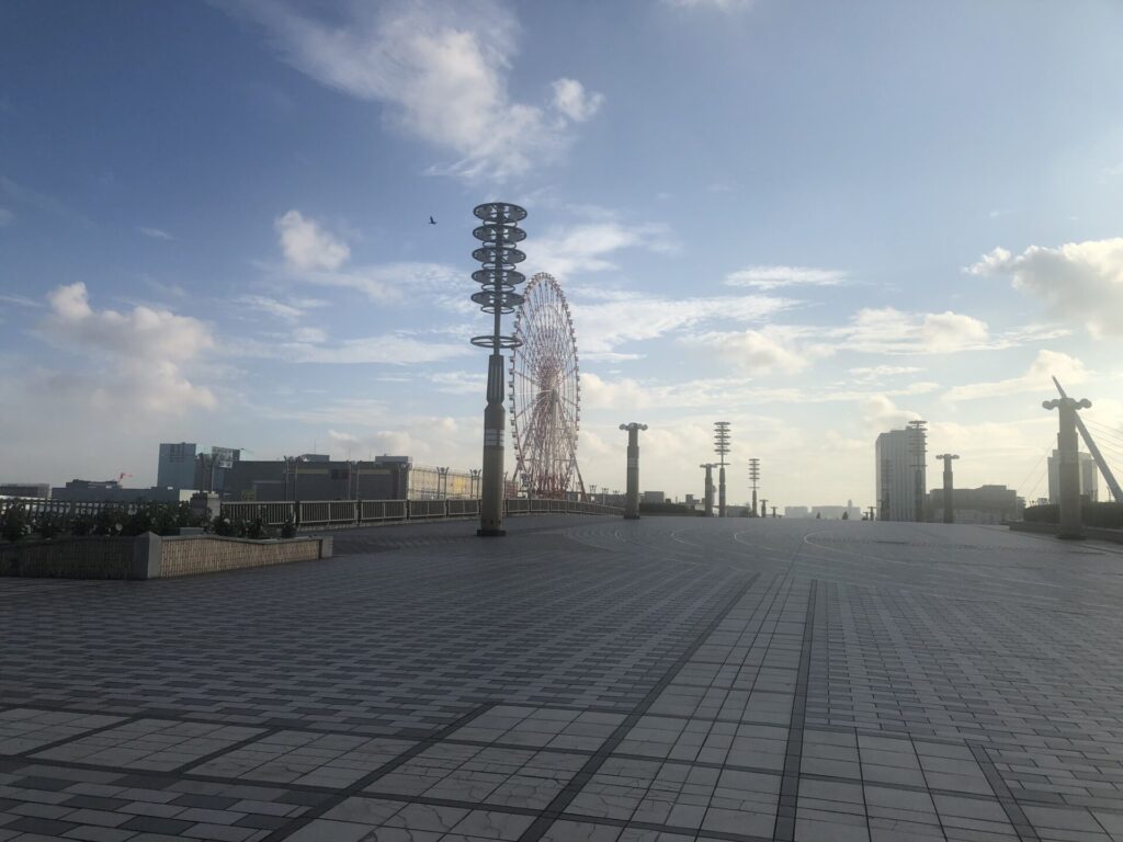 夢の大橋からお台場を望む(日中)