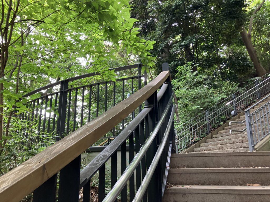 階段中腹