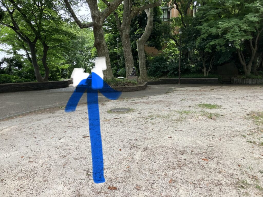 展望台入り口付近