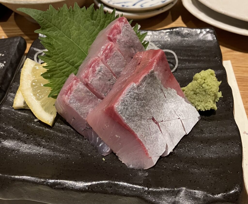 鰤のお造り